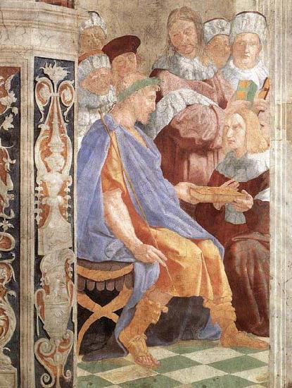 RAFFAELLO Sanzio Justinian Presenting the Pandects to Trebonianus Germany oil painting art